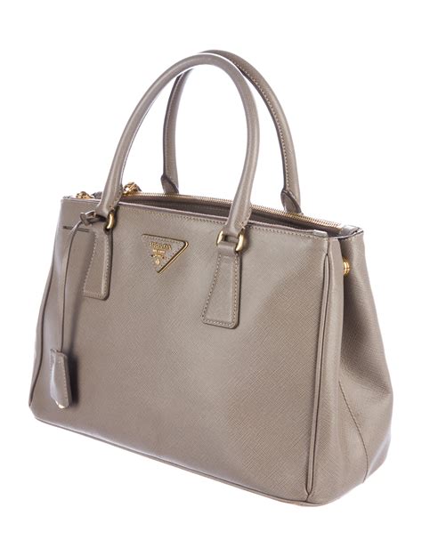 prada saffiano cuir double small tote|prada saffiano lux tote bag.